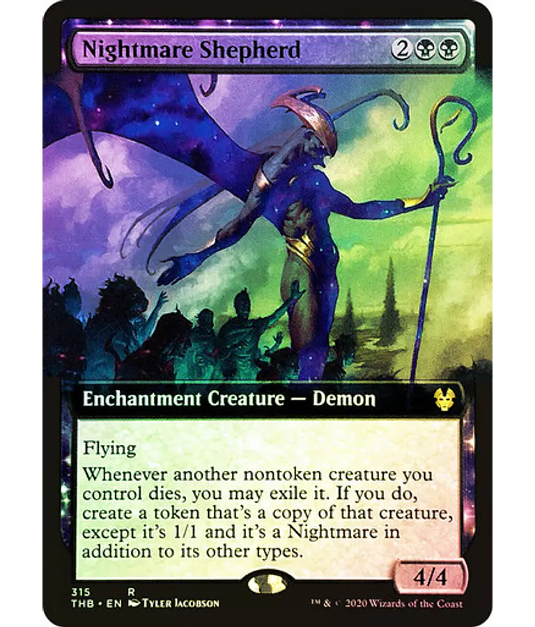 Nightmare Shepherd - Theros Beyond Death Variants Foil (Extended Art) (ingles)