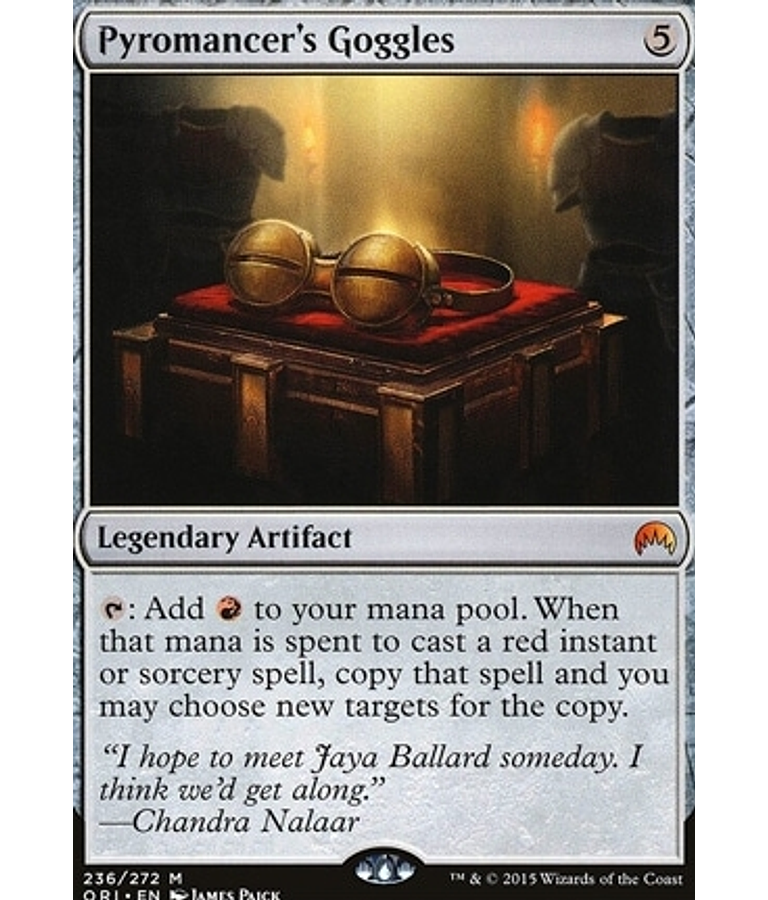 Pyromancer's Goggles - Magic Origins (inglés)