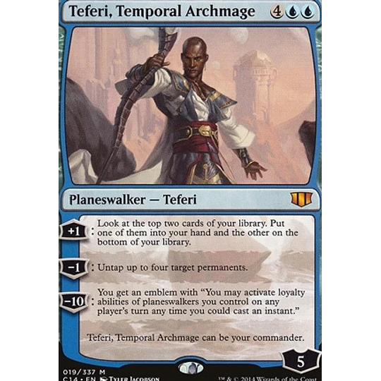Teferi, Temporal Archmage - Commander 2014 (inglés)