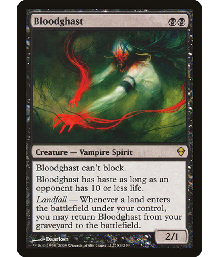 Bloodghast - Zendikar (inglés)