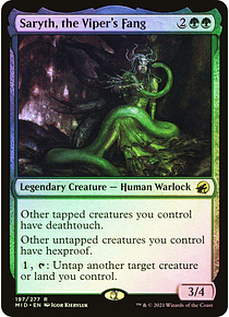 Saryth, the Viper's Fang - Innistrad: Midnight Hunt Foil (ingles)