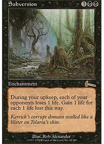 Subversion - Urza's Legacy (inglés)