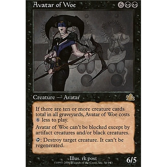 Avatar of Woe - Prophecy (inglés)