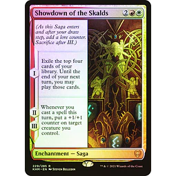 Showdown of the Skalds - Kaldheim Foil (ingles)