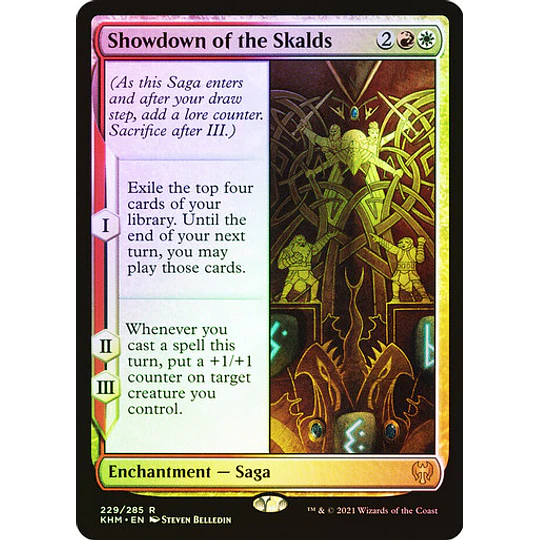 Showdown of the Skalds - Kaldheim Foil (ingles)
