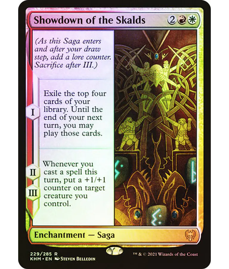 Showdown of the Skalds - Kaldheim Foil (ingles)