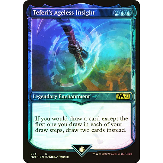 Teferi's Ageless Insight - Core Set 2021 Variants Foil (Showcase) (ingles)