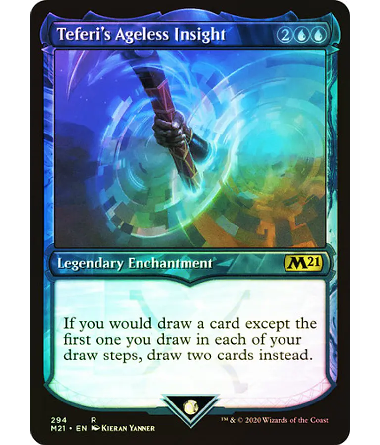 Teferi's Ageless Insight - Core Set 2021 Variants Foil (Showcase) (ingles)