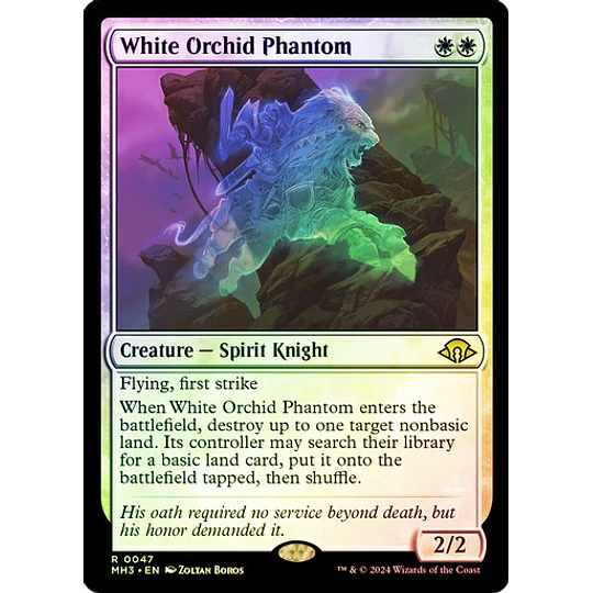 White Orchid Phantom - Modern Horizons 3 Foil (ingles)