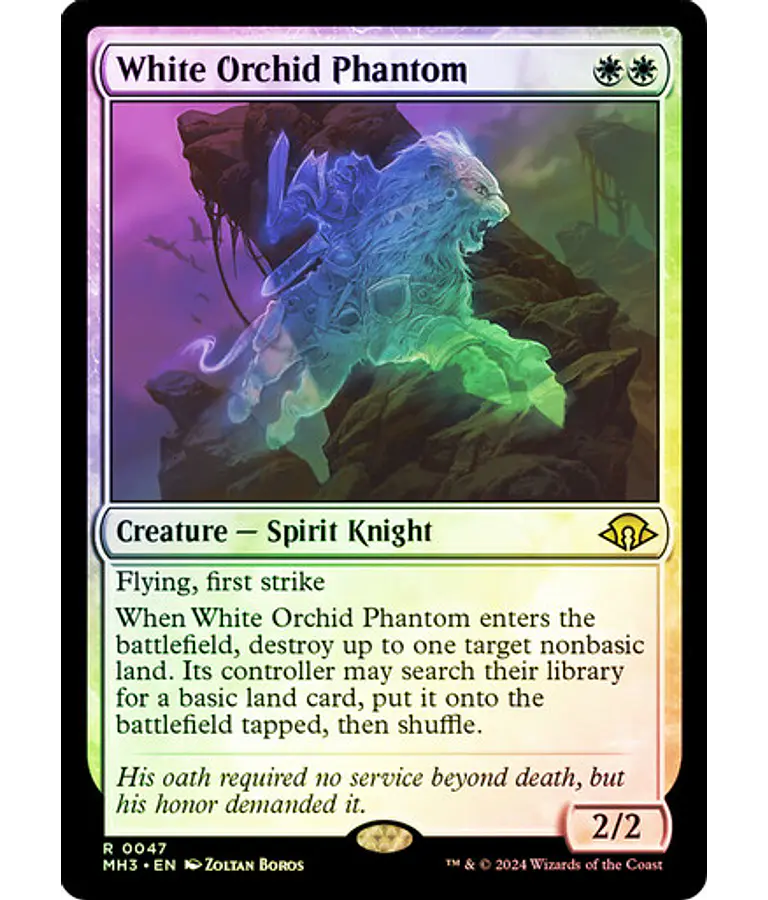 White Orchid Phantom - Modern Horizons 3 Foil (ingles)