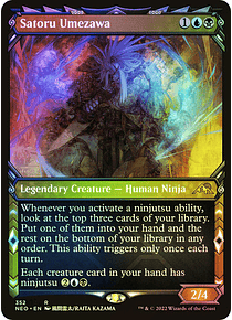 Satoru Umezawa (Showcase) - Kamigawa: Neon Dynasty Variants Foil (ingles)