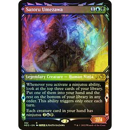 Satoru Umezawa (Showcase) - Kamigawa: Neon Dynasty Variants Foil (ingles)