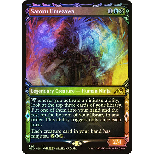 Satoru Umezawa (Showcase) - Kamigawa: Neon Dynasty Variants Foil (ingles)
