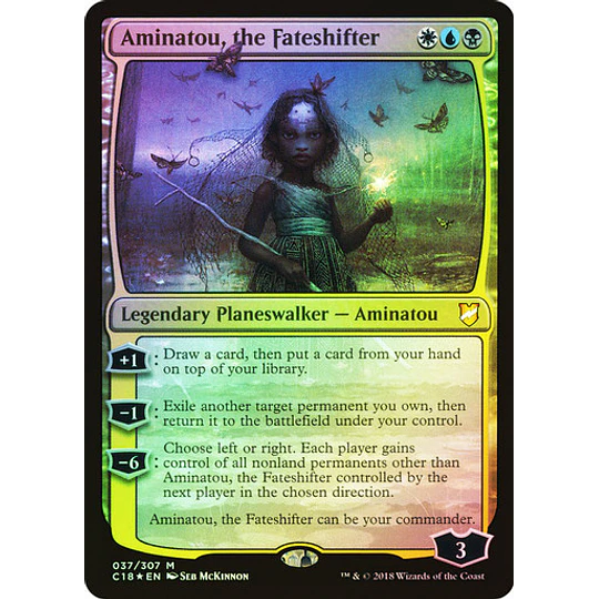 Aminatou, the Fateshifter (Foil) - Commander 2018 (español)