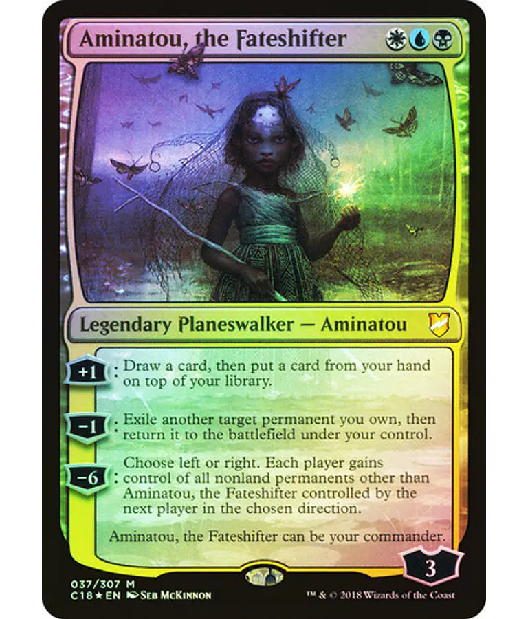 Aminatou, the Fateshifter (Foil) - Commander 2018 (español)