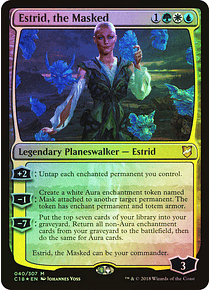 Estrid, the Masked (Foil) - Commander 2018 (ingles)