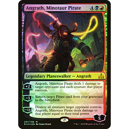 Angrath, Minotaur Pirate (Foil - Planeswalker Deck) - Rivals of Ixalan (español)