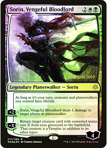 Sorin, Vengeful Bloodlord (Prerelease Foil) - Promotional (español)