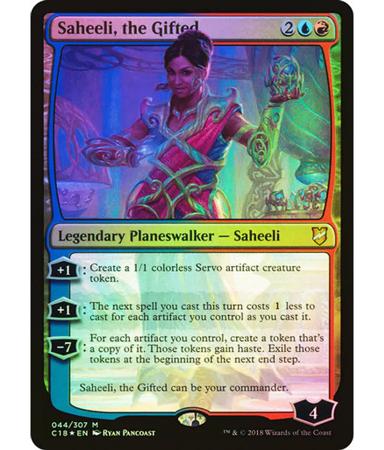 Saheeli, the Gifted (Foil) - Commander 2018 (español)