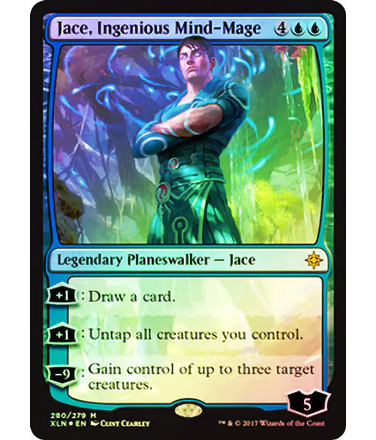 Jace, Ingenious Mind-Mage (Foil - Planeswalker Deck) - Ixalan (español)