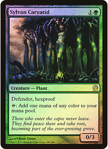 Sylvan Caryatid - Theros Foil (español)