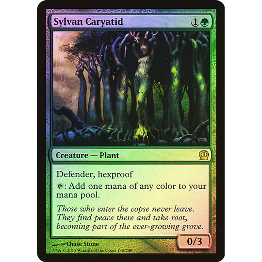 Sylvan Caryatid - Theros Foil (español)