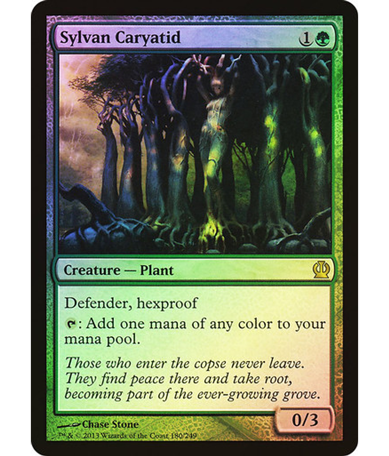 Sylvan Caryatid - Theros Foil (español)