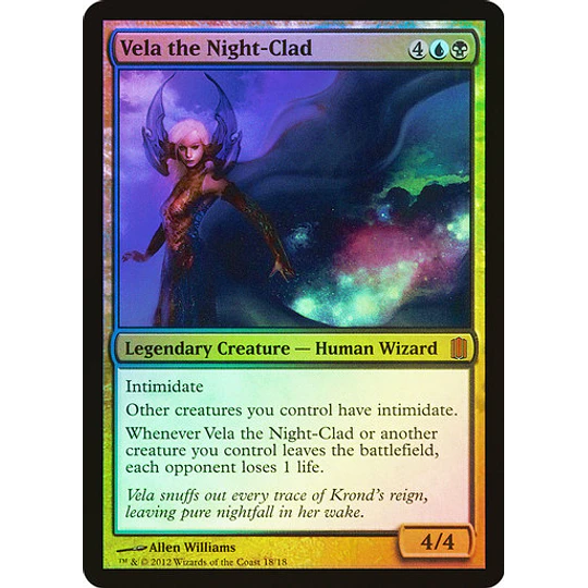Vela the Night-Clad (Foil) - Commander's Arsenal (inglés)