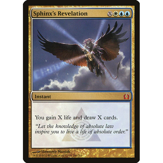 Sphinx's Revelation - Return to Ravnica (español)