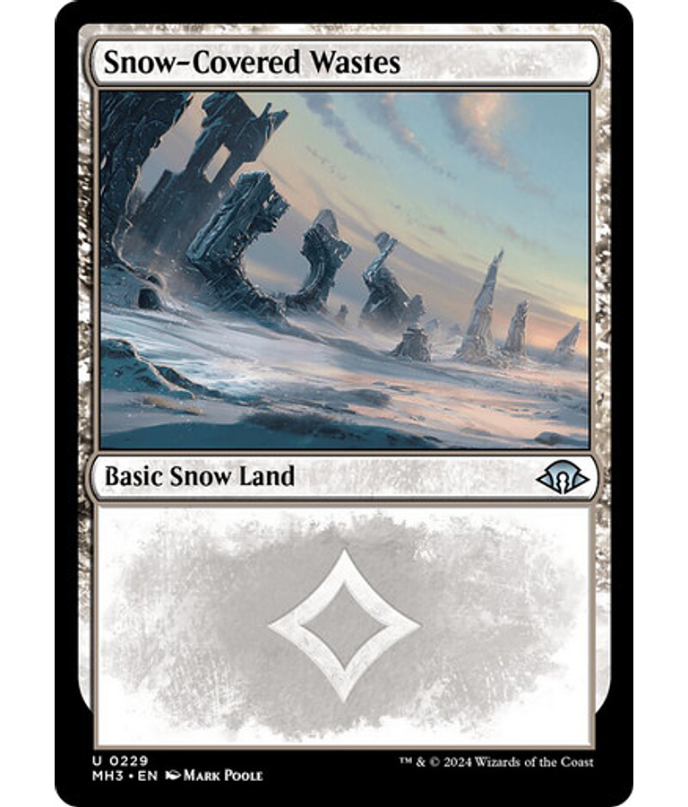 Snow-Covered Wastes (0229) - Modern Horizons 3 (español)
