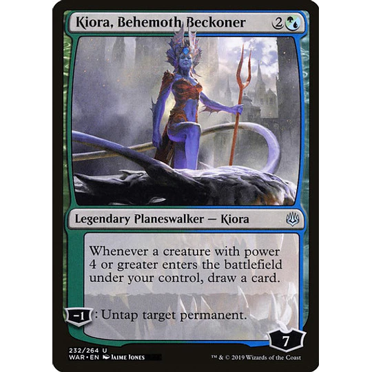 Kiora, Behemoth Beckoner - War of the Spark (español)