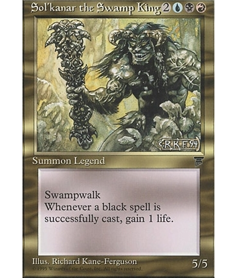 Sol'kanar the Swamp King - Chronicles (inglés)
