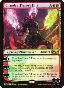 Chandra, Flame's Fury (Planeswalker Deck Foil) - Core Set 2020 (inglés)