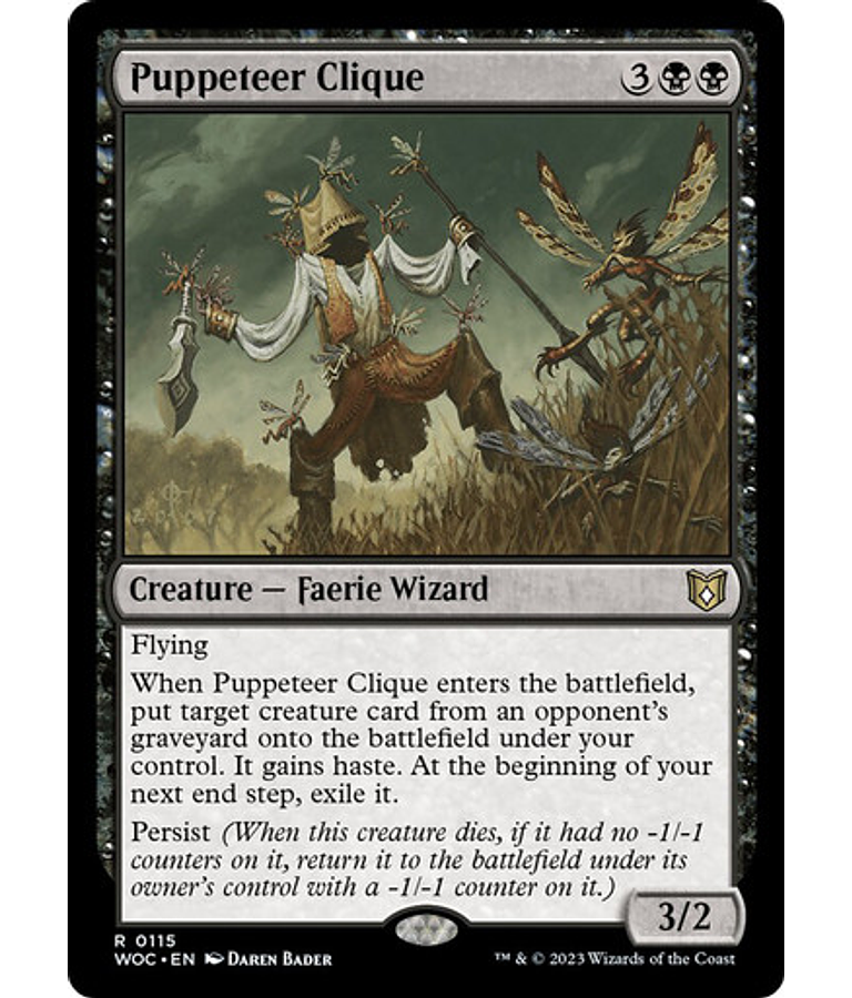 Puppeteer Clique - Wilds of Eldraine Commander Decks (español)