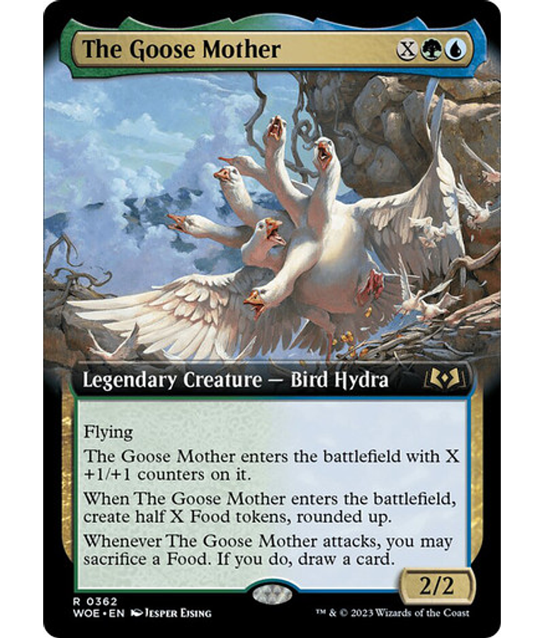 The Goose Mother (Extended Art) - Wilds of Eldraine Variants (inglés)