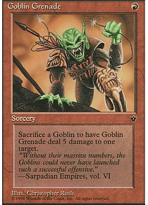 Goblin Grenade (Rush) - Fallen Empires (inglés)