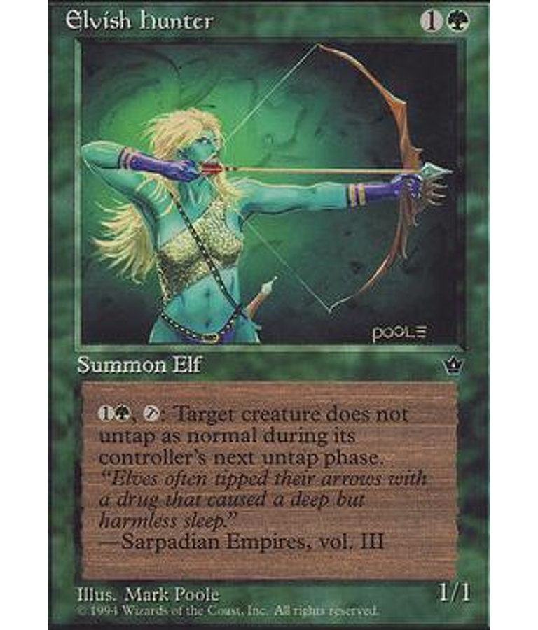Elvish Hunter (Poole) - Fallen Empires (inglés)