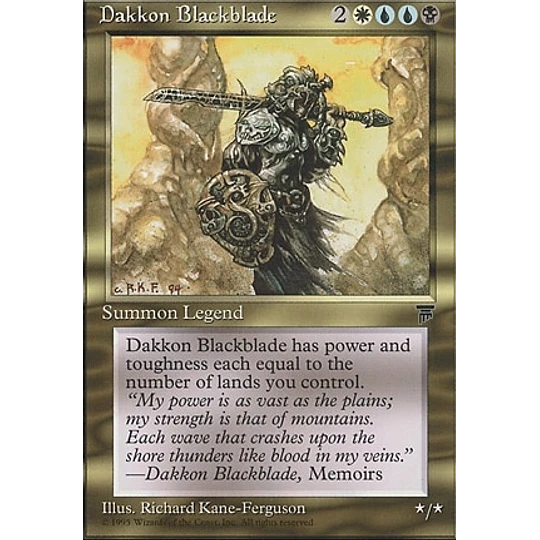 Dakkon Blackblade - Chronicles (inglés)