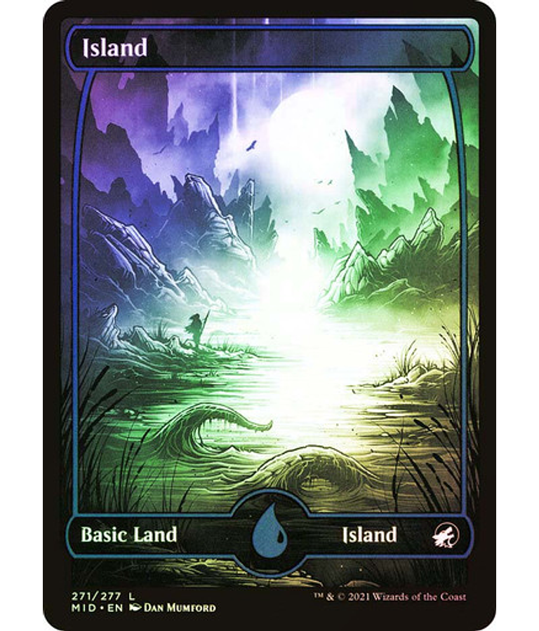 Island (271) - Innistrad: Midnight Hunt Foil (inglés)