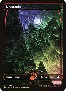 Mountain (274) - Innistrad: Midnight Hunt Foil (inglés)