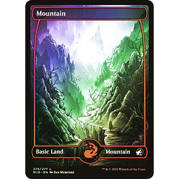 Mountain (275) - Innistrad: Midnight Hunt Foil (inglés)