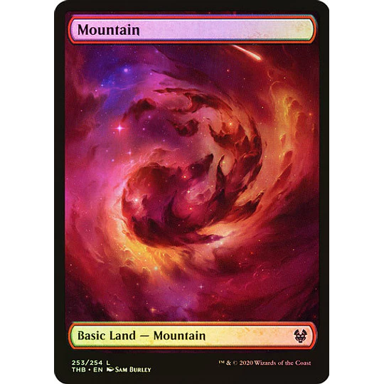 Mountain (253 A) - Theros Beyond Death Foil (inglés)