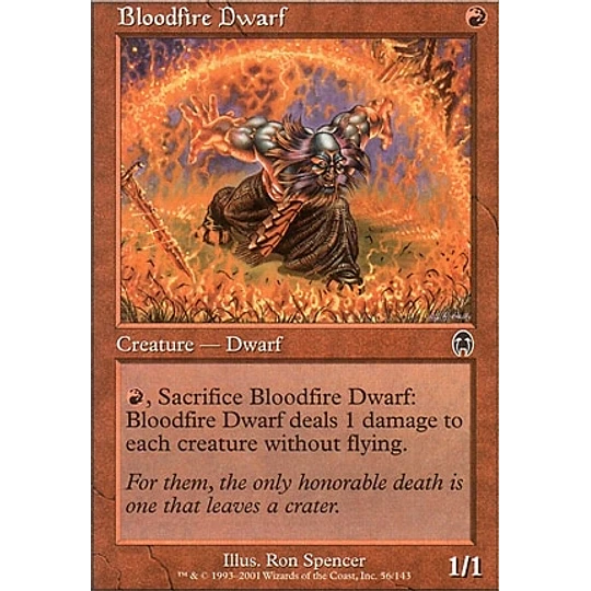 Bloodfire Dwarf - Apocalypse (español)