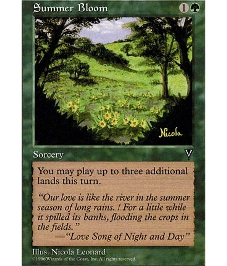 Summer Bloom - Visions (inglés)