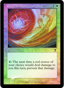 Circle of Protection: Red - 7th Edition Foil (español)