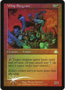 Whip Sergeant - Prophecy Foil (español)