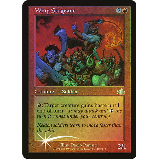 Whip Sergeant - Prophecy Foil (español)