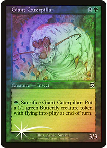 Giant Caterpillar - Mercadian Masques Foil (español)