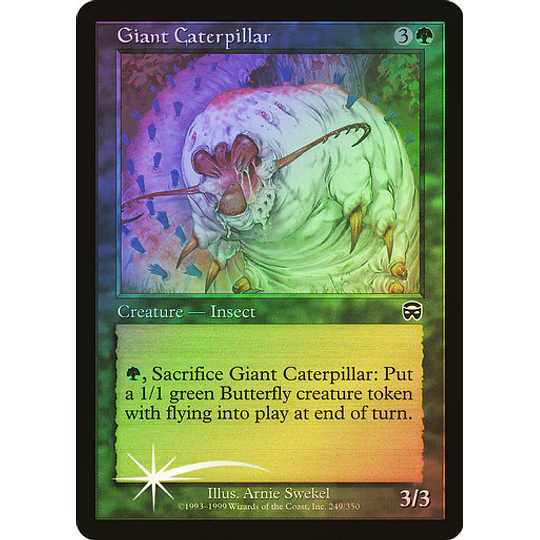 Giant Caterpillar - Mercadian Masques Foil (español)