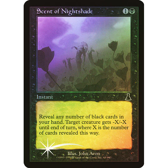 Scent of Nightshade - Urza's Destiny Foil (español)